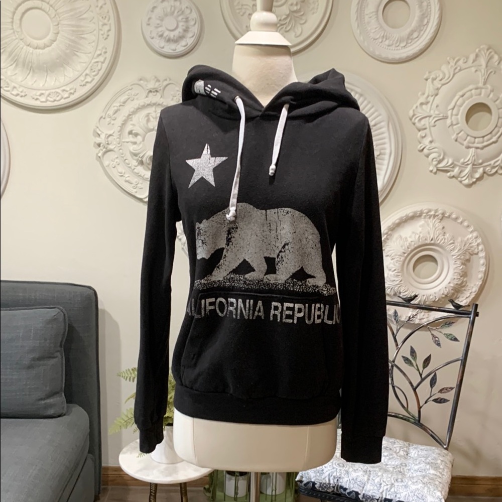 Black California Republic Hoodie